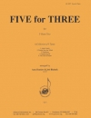 3人のための5曲（ホルン三重奏）【Five for Three】