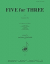 3人のための5曲（トロンボーン三重奏）【Five for Three】