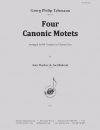 4つのカノン風モテット（テレマン）（クラリネット三重奏）【Four Canonic Motets】