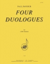 4つのデュオローグ（パウル・パフィオール）（クラリネット二重奏）【Four Duologues】