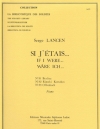 もし私が・・・（セルジュ・ランセン）（ピアノ）【Si J'Etais 】