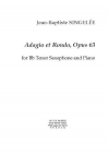 アダージョとロンド・Op.63（ジャン＝パティスト・サンジュレー）（テナーサックス+ピアノ）【Adagio et Rondo, Op.63】