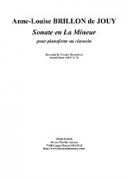 ソナタ・イ短調（アンヌ・ルイーズ・ブリヨン・ド・ジュイ）（ピアノ）【Sonata in A Minor】
