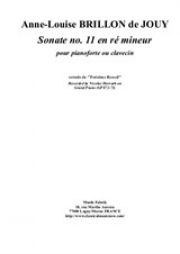 ソナタ・No.11・ニ短調（アンヌ・ルイーズ・ブリヨン・ド・ジュイ）（ピアノ）【Sonata No.11 in D Minor】
