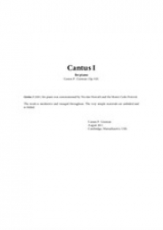 カントゥス・No.1（カーソン・クーマン）（ピアノ）【Cantus I】
