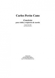 コンシエルト（カルロス・ペロン・カーノ）（弦楽六重奏）【Concierto】
