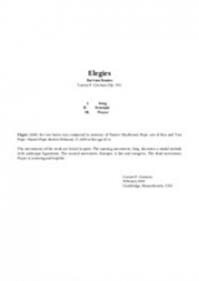 エレジー・Op.785（カーソン・クーマン）（ホルン二重奏）【Elegies for two Horns, Op.785】