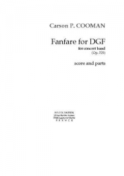 DGFのためのファンファーレ（カーソン・クーマン）（トランペット三重奏）【Fanfare for DGF for three trumpets, Op.724】