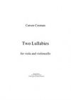 2つのララバイ（カーソン・クーマン）（弦楽二重奏）【Two Lullabies】