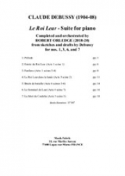 リア王組曲（クロード・ドビュッシー）（ピアノ）【Le Roi Lear Suite】