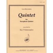 五重奏曲（ルイジ・ボッケリーニ）（サックス五重奏）【Quintet】