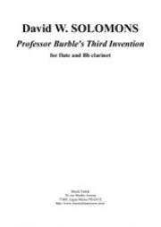 バーブル教授の3番目のインヴェンション（デイビッド・ソロモン）（木管二重奏）【Professor Burble's Third Invention】