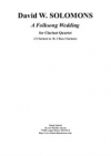 フォークソング・ウェディング（デイビッド・ソロモン）（クラリネット四重奏）【A Folksong Wedding】