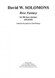 ローズ・ファンタジー（デイビッド・ソロモン）（バスクラリネット+ピアノ）【Rose Fantasy】