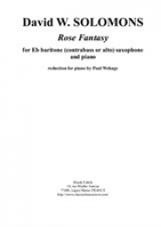 ローズ・ファンタジー（デイビッド・ソロモン）（バリトンサックス+ピアノ）【Rose Fantasy】