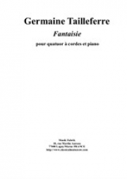 ファンタジー（ジェルメーヌ・タイユフェール）（弦楽四重奏+ピアノ）【Fantaisie】