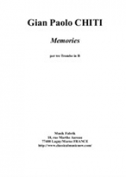 メモリーズ（ジャン・パオロ・チーティ）（トランペット三重奏）【Memories】