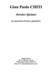 オクトーバー・クインテット（ジャン・パオロ・チーティ）（弦楽四重奏+ピアノ）【October Quintet】