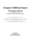 The Angel's Pavane（グレゴリー・サリバン・アイザックス）（ヴァイオリン+ピアノ）