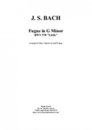 小フーガ・ト短調・BWV.578（バッハ）（金管四重奏）【Fugue in G Minor (Little) BWV 578】