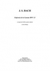 カンタータ・No.21（バッハ）（サックス五重奏）【Sinfonia to the Canata No.21】