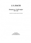 ヴィオラ・ダ・ガンバ・ソナタ・No.2・ニ長調・BWV 1028（バッハ）（テナーサックス+ピアノ）【'Viola da Gamba' Sonata No.2 in D Major BWV 1028】