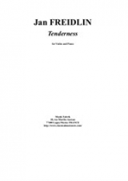 テンダネス（ヤン・フレイドリン）（ヴァイオリン+ピアノ）【Tenderness】