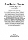 ファンタジー・Op.60（ジャン＝バティスト・サンジュレー）（バリトンサックス+ピアノ）【Fantaisie Op.60】