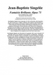 華麗なる幻想曲・Op.75（ジャン＝バティスト・サンジュレー）（テナーサックス+ピアノ）【Fantaisie Brillante Op.75】