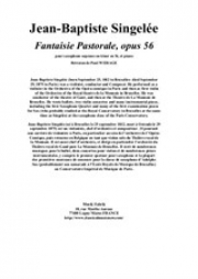 田園幻想曲・Op.56（ジャン＝バティスト・サンジュレー）（ソプラノサックス+ピアノ）【Fantaisie Pastorale Op.56】