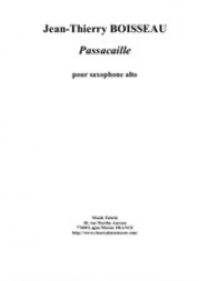パッサカリア（ジャン・ティエリー・ボワソー）（アルトサックス）【Passacaille】