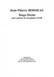 タンゴ・ストレット（ジャン・ティエリー・ボワソー）（サックス四重奏）【Tango Stretto】