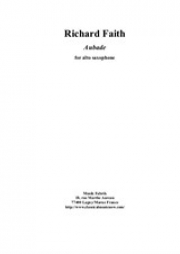 オーバード（リチャード・フェイス）（アルトサックス）【Aubade】