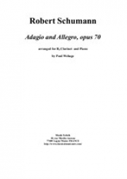 アダージョとアレグロ・Op.70（ロベルト・シューマン）（クラリネット+ピアノ）【Adagio and Allegro Op.70】