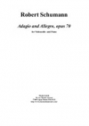 アダージョとアレグロ・Op.70（ロベルト・シューマン）（チェロ+ピアノ）【Adagio and Allegro Op.70】