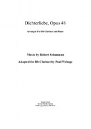 詩人の恋・Op.48（ロベルト・シューマン）（クラリネット+ピアノ）【Dichterliebe Op.48】