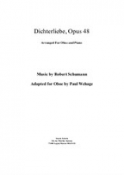 詩人の恋・Op.48（ロベルト・シューマン）（オーボエ+ピアノ）【Dichterliebe Op.48】