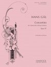チェロ協奏曲・ト短調・Op.87（ハンス・ガル）（チェロ+ピアノ）【Cello Concertino In Gm Op87】