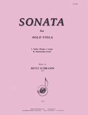 ソナタ（ベッツィー・シュラム）（ヴィオラ+ピアノ）【Sonata for Solo Viola】