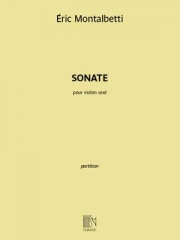 ソナタ（エリック・モンタルベッティ）（ヴァイオリン）【Sonate】