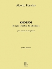 クノッソス（アルベルト・ポサダス）（サックス四重奏）【Knossos】