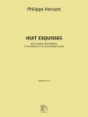 8つのスケッチ（フィリップ・エルサン）（クラリネット四重奏）【Huit Esquisses】
