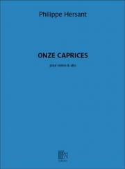 11のカプリス（フィリップ・エルサン）（弦楽二重奏）【Onze Caprices】