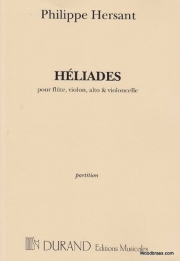 ヘリアデス（フィリップ・エルサン）（フルート+弦楽三重奏）【Heliades】