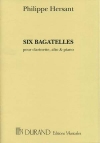 6つのバガテル（フィリップ・エルサン）（ミックス二重奏+ピアノ）【Six Bagatelles】