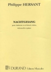 夜の歌（フィリップ・エルサン）（ミックス三重奏+ピアノ）【Nachtgesang】