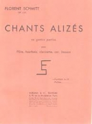 貿易風の歌・Op.125（フローラン・シュミット）（木管五重奏）【Chants Alizes, Op. 125】