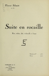 ロココ様式の組曲・Op.84（フローラン・シュミット）（ミックス五重奏）【Suite en Rocaille, Op. 84】