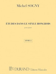 ハンガリー・スタイルの練習曲・Vol.2（ミシェル・ソニー）（ピアノ）【Etudes dans le Style hongroise Vol.2】