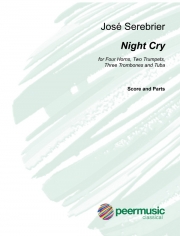 ナイト・クライ（ホセ・セレブリエール）（金管十重奏）【Night Cry】